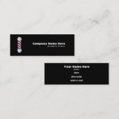 Friseur-Visitenkarten Mini Visitenkarte (Vorne/Hinten)