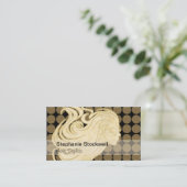 Friseur-Visitenkarten Visitenkarte (Stehend Vorderseite)