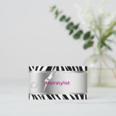 Friseur-Visitenkarten Visitenkarte (Stehend Vorderseite)