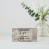 Friseur-Visitenkarten Visitenkarte (Stehend Vorderseite)