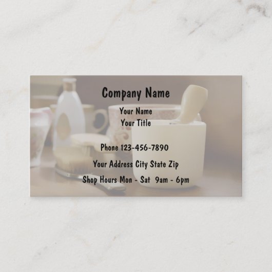 Friseur-Visitenkarten Visitenkarte (Vorderseite)