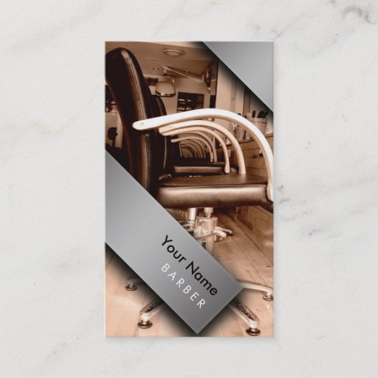 Friseur-Visitenkarten Visitenkarte (Vorderseite)