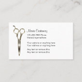 Friseur-Visitenkarten Visitenkarte (Rückseite)