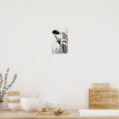 Friseur von Kitagawa Fine Art Print Poster (Küche)