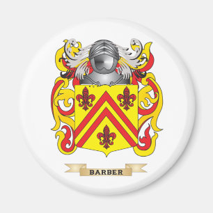 Friseur-Wappen (Familienwappen) Magnet