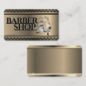 Friseur zeichnend Visitenkarte (Vorne/Hinten)