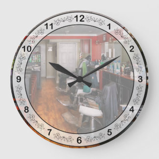 Friseur - Zum Färben geeignet Große Wanduhr