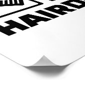 Friseurausrüstung Poster (Ecke)