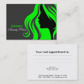 Friseurausweis (Limon) Terminkarte (Vorne/Hinten)