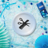 Friseurdesign Pappteller (Party)