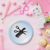 Friseurdesign Pappteller (Party)