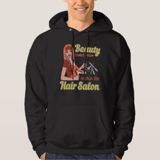 Friseure Design Haartrockner Schere Hoodie