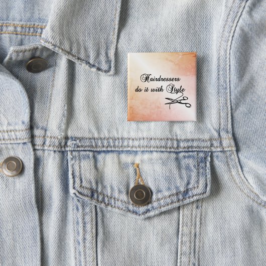 Friseure machen das mit Stil Button (Beispiel)