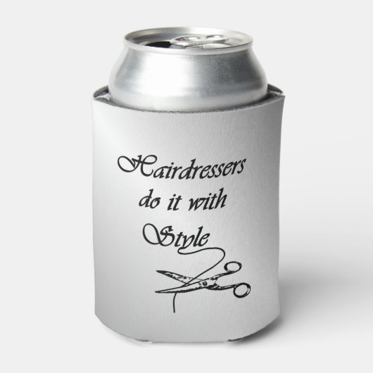 Friseure machen das mit Stil Dosenkühler (Kanne Vorderseite)