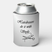 Friseure machen das mit Stil Dosenkühler (Kanne Rückseite)