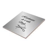 Friseure machen das mit Stil Fliese (Seite)