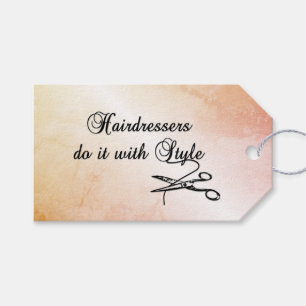 Friseure machen das mit Stil Geschenkanhänger
