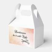Friseure machen das mit Stil Geschenkschachtel (Rückseite)