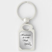 Friseure machen das mit Stil Schlüsselanhänger (Vorderseite)