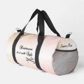 Friseure machen es mit Stil persönlich Duffle Bag (Rechte Ecke)