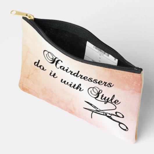 Friseure machen es mit Stil persönlich Zubehörtasche (Offen)
