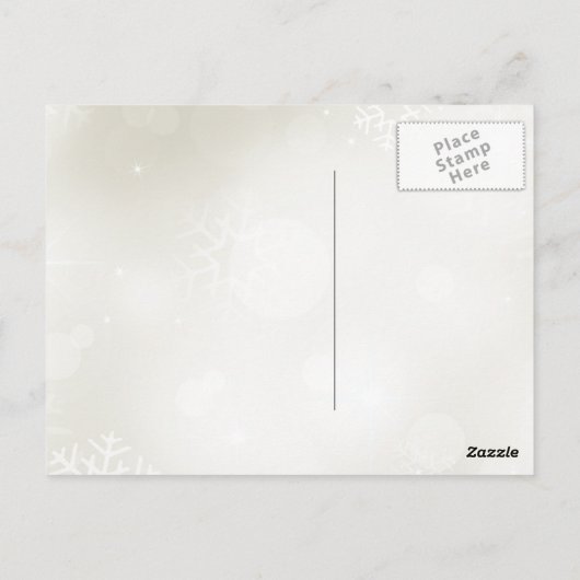 Friseure schneiden Piktogramm Postkarte (Rückseite)