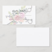 Friseurflocken mit Haarschneidemaschine Visitenkarte (Vorne/Hinten)