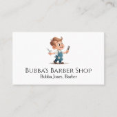 Friseurgeschäft Visitenkarte (Vorderseite)