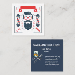 Friseurgeschäft Visitenkarte