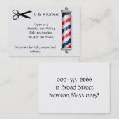 Friseurgeschäft Visitenkarte (Vorne/Hinten)