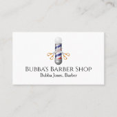 Friseurgeschäft Visitenkarte (Vorderseite)