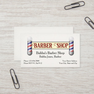 Friseurgeschäft Visitenkarte
