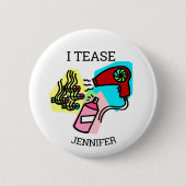 Friseurgeschenke Button (Vorderseite)