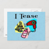 Friseurgeschenke Postkarte (Vorne/Hinten)