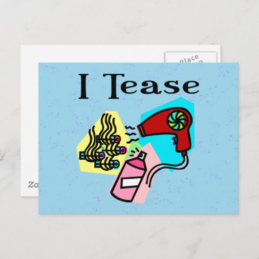 Friseurgeschenke Postkarte (Vorne/Hinten)