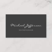 Friseurhandbuch Berufliche Visitenkarte (Vorderseite)