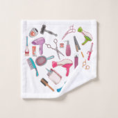 Friseurhandwerkzeug Badhandtuch Set (Waschlappen)