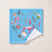 Friseurhandwerkzeug Badhandtuch Set (Waschlappen)