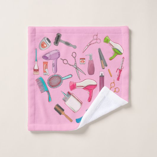 Friseurhandwerkzeug Badhandtuch Set (Waschlappen)