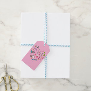 Friseurhandwerkzeug Geschenkanhänger