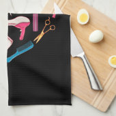 Friseurhandwerkzeug Geschirrtuch (Viertel Falte)