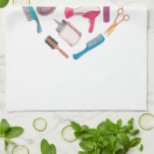 Friseurhandwerkzeug Geschirrtuch (Gefaltet)