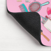 Friseurhandwerkzeug Mousepad (Ecke)