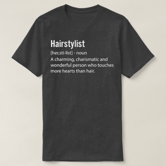 Friseurin 1 T-Shirt (Design vorne)