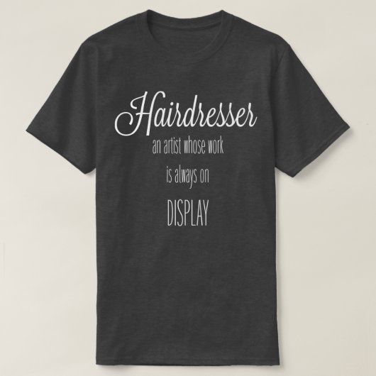 Friseurin 24 T-Shirt (Design vorne)