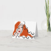 Friseurin Karte (Rückseite)