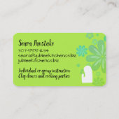 Friseurin Koch-Klasse Koch Visitenkarte (Rückseite)