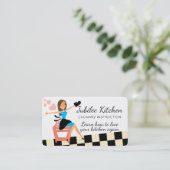 Friseurin Koch-Klasse Koch Visitenkarte (Stehend Vorderseite)