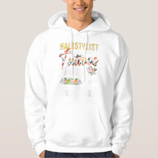 Friseurin mit Tattoos, Hübsche Augen und dick Hoodie