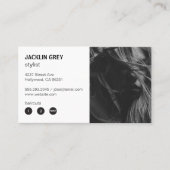 Friseurin | Modern Treuekarte (Vorderseite)